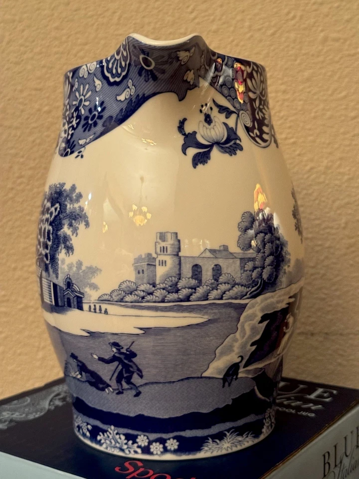 Spode Blue Italian Liverpool Jag 1.7L/3.5 Pint Pitcher, New - Image 3 of 4