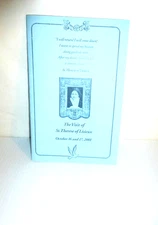 2001 The VISIT of ST. THERESE of LISIEUX October 16 & 17 Gospel St. Joseph Luke
