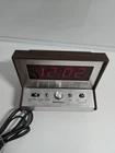 Vintage 70’s SPARTUS Solid State Red Digital LED Alarm Clock 21-3004-500 Tested