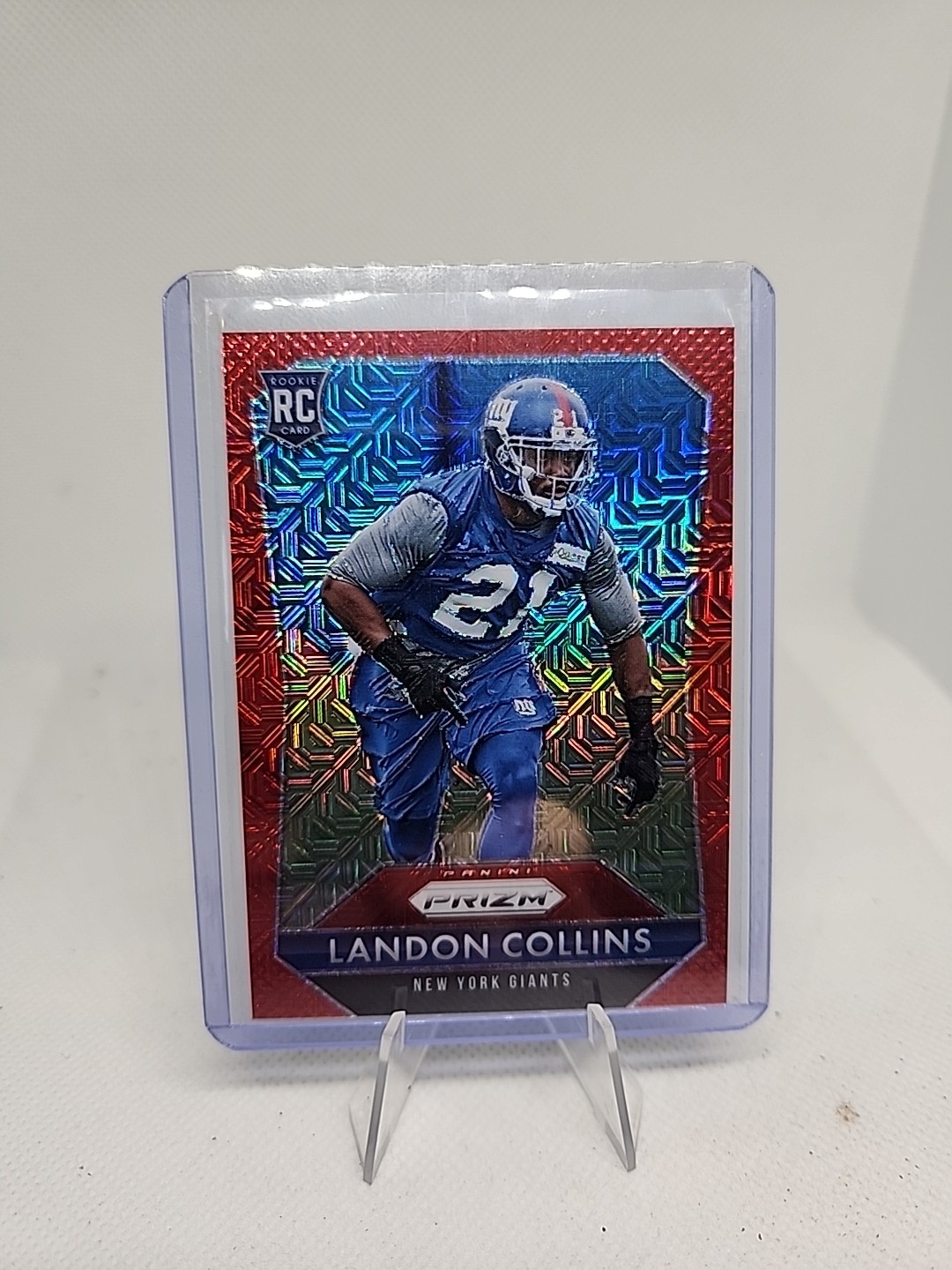 Landon Collins Panini Prizm #260 Mojo Red