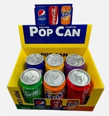Pop Can Hidden Safe   Secret Stash Can Diversion Lot (6PC + Display)