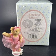 2004 Cherished Teddies Avon "Teddie Twirls" January Figurine 115297 Mint in Box