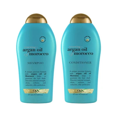 OGX Argan Oil of Morocco Shampoo & Conditioner Pack of 2 x 577ml - Image 1 of 3