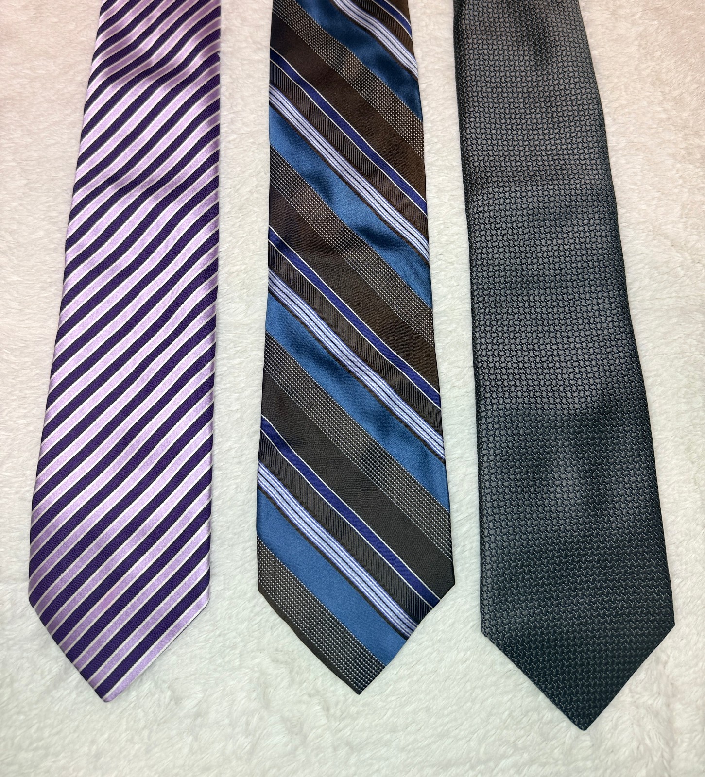 Silk x 3 Tie Hugo Boss Italy - Allea Hand Made in Italy - Ck Usa