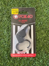 Fox 40-Classic Whistle +FingerGrip Black