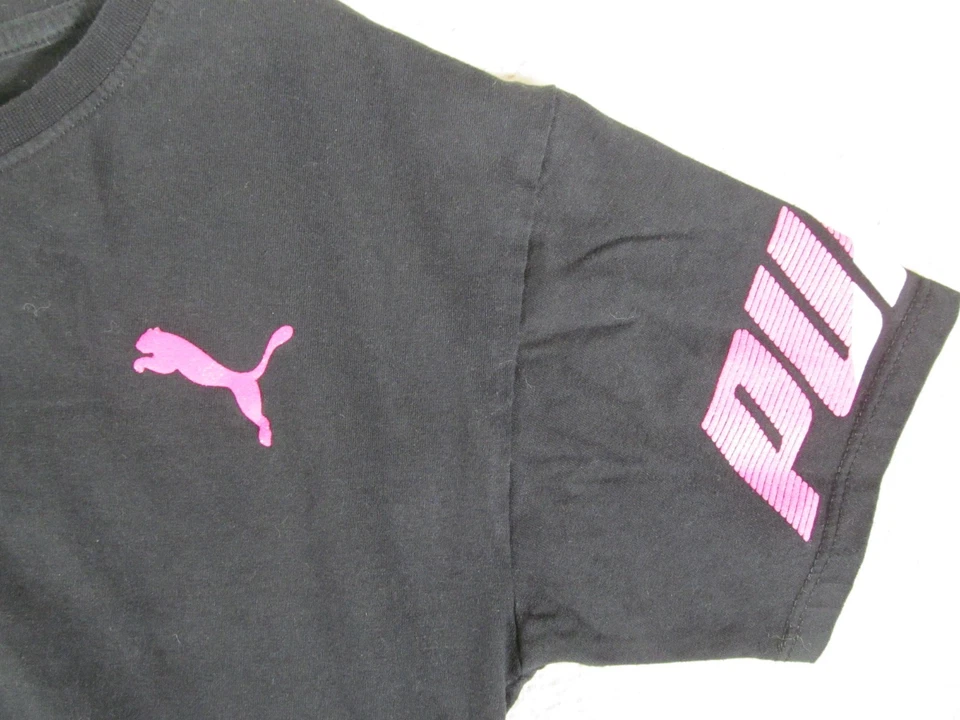 Camiseta Puma Power Pack Logo de Gato Cuello Redondo Manga Corta Juvenil Niña Talla Grande Foto 2 de 4