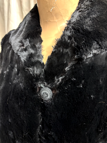 Vintage Antique Women's Shaved Beaver Fur Coat Jacket Munson's Portland Maine - Picture 4 of 8