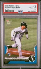 2021 Topps Now #12 Yermin Mercedes Blue #/49 PSA 10 Rookie Chicago White Sox
