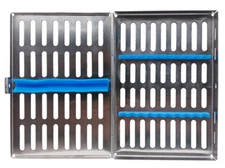 Dental Stainless Steel Sterilization 10 Instruments Empty Cassette