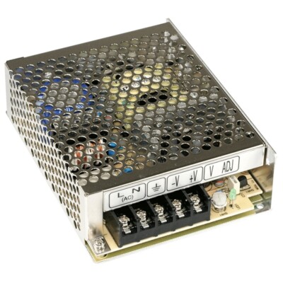 Schaltnetzteil 15V 5A 75W Einbauversion RS-75-15 von MW Mean Well
