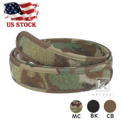 KRYDEX Loop Liner Inner Belt 1.5 in Tactical Waist Belt Duty Belt Nylon Black