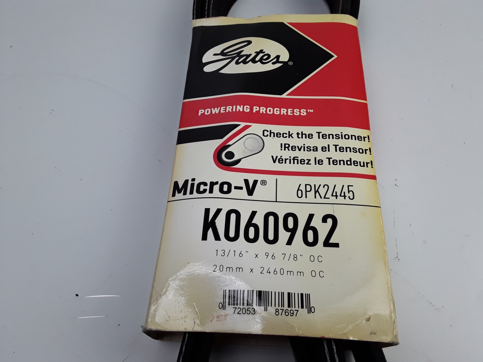 Courroie Micro-V GATES 6PK1003 - Qualité Première Monte Pour Une Performance Optimale