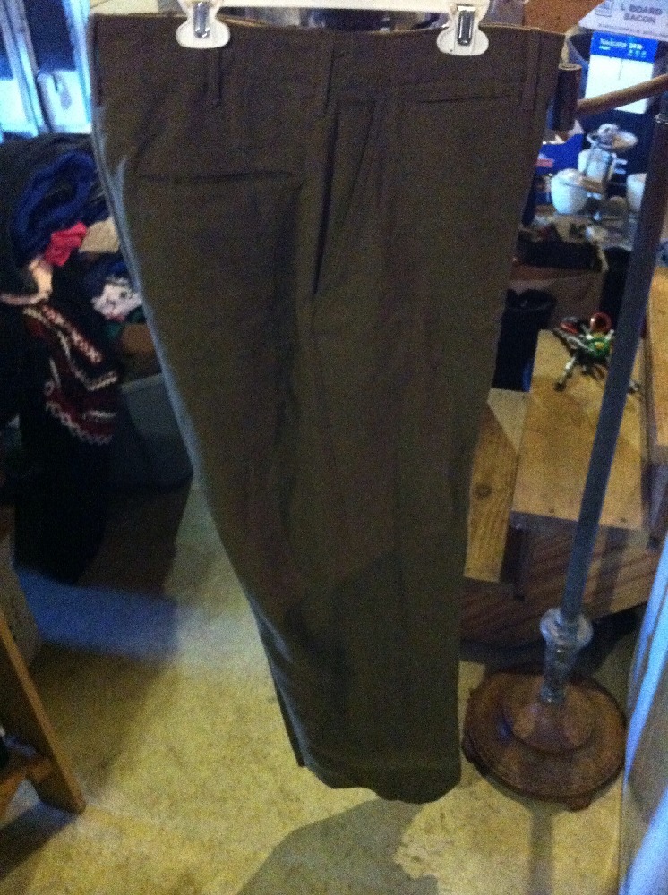 vintage military wool cargo pants 195060 31W×31L New Old Stock Great
