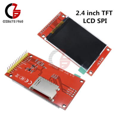 2.4'' 240x320 SPI TFT LCD Serial Port Module+3.3V PCB Adapter SD ILI9341