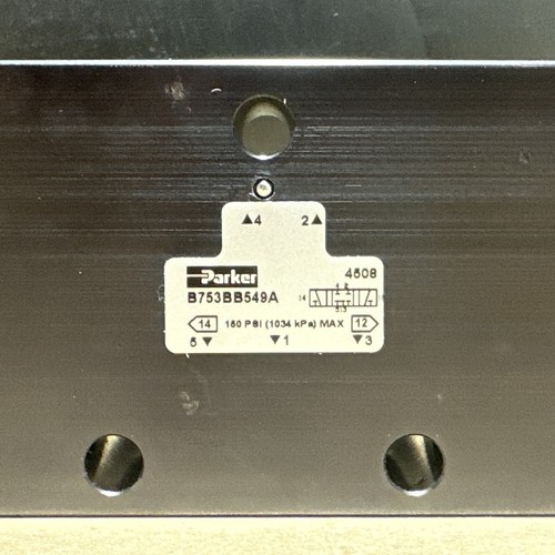 BRAND NEW - Parker B753BB549A 160PSI (1034kPa) Max. Solenoid Directional Valve - Picture 2 of 12