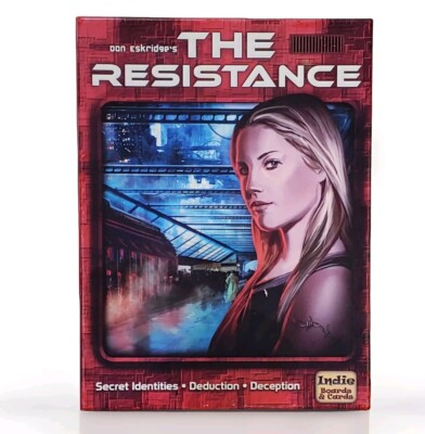 The Resistance 2nd Edition + Plot Thickens Expansion Deduction Team Party Game 