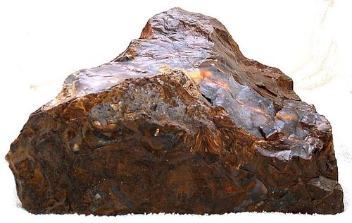 12 libbre 14,3 once 5850 grammi mogano ossidiana vortice cabochon cabina gemma grezza OS4 - Foto 3 di 5