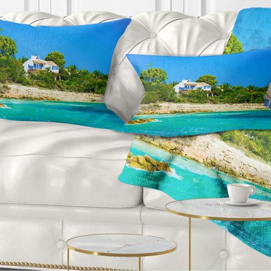 Designart 'House on the Island of Cyprus' Landscape Wall