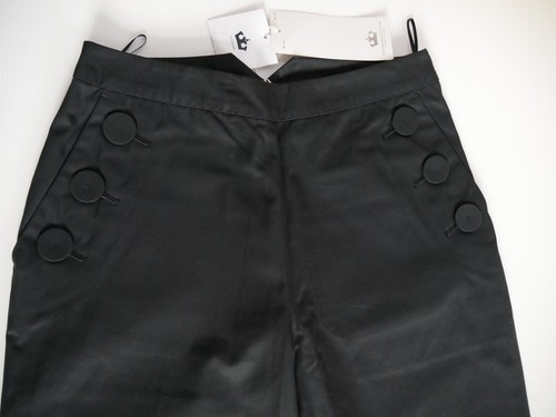 DESIGNERS REMIX Kollektion Von Charlotte Eskildsen Schwarze Hose Weiblich 34 Neu - Bild 2 von 7