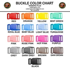 10 Contoured Buckles 1/2 5/8 3/4 1 inch adjustable Curved Plastic Buckles 