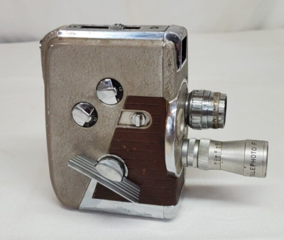 Vintage REVERE EIGHT 8mm MOVIE CAMERA Model #84 TURRET SPOOL w BOX