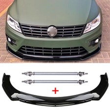 FÜR VW Passat B7 B8 CC Frontspoiler Frontlippe Spoiler Lippe + Stützstange