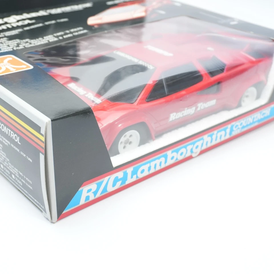 NEW VTG LAMBORGHINI COUNTACH 5000 QV RC Car SUNCON Radio Controlled Shack NOS - Image 2 of 4
