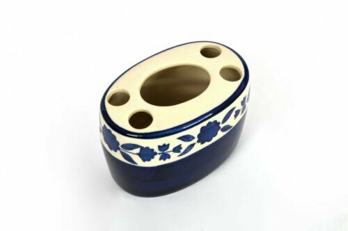 Dekorative Ovale Form Handbemalt Langlebig Tisch Tagebuch Keramik Pfanne Halter - Picture 1 of 6