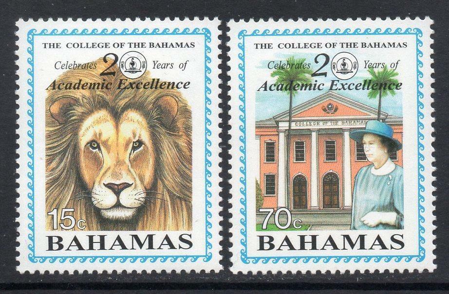 BAHAMAS MNH 1995 SG1028-9 20th Anniversary of College of Bahamas
