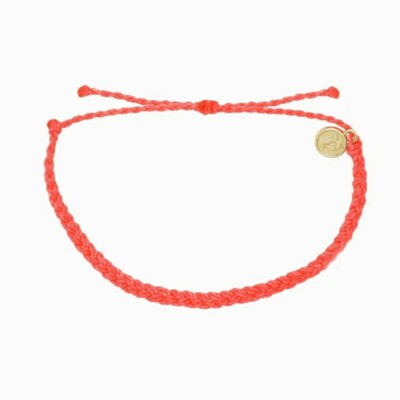 🍓 PURA VIDA SOLID COLOR STRAWBERRY MINI BRAIDED BRACELET ‼️FREE