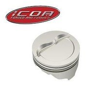 Ic753.030 - Icon Forged Piston - Chevy 400 Rod 5.700 Step Dish 26.6cc 2v