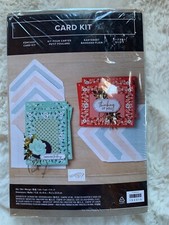 NEW Stampin' Up KERCHIEF CARD KIT Make 8 Floral Cards COMPLETE KIT Pretty Colors