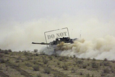 US Marine Corps (USMC) M1A1 Abrams Main Battle Tank (MBT) Iraqi Freedom I 