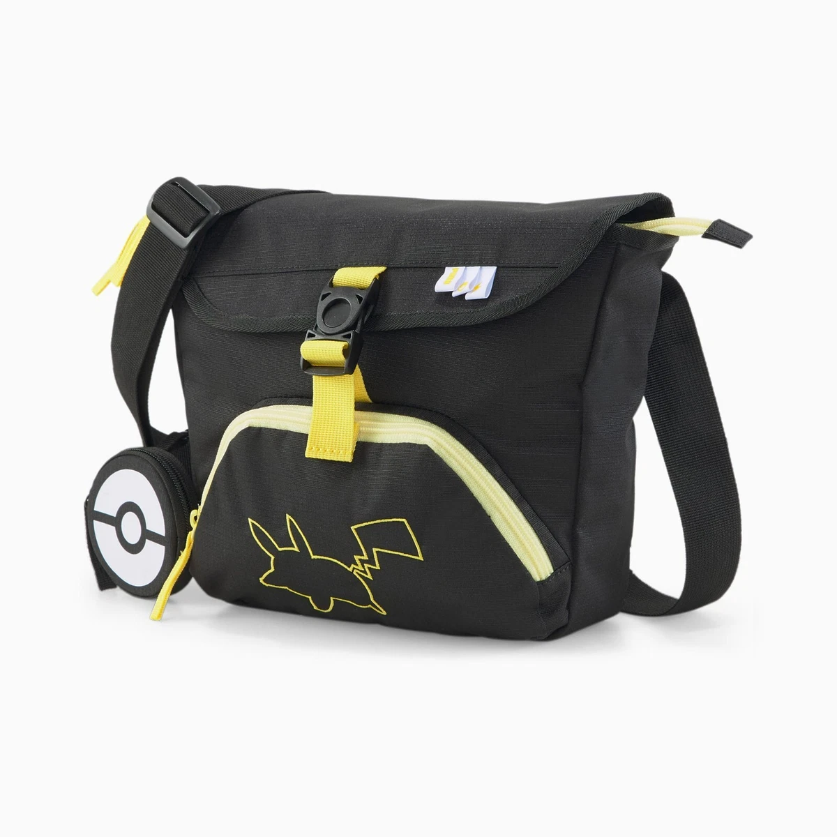 PUMA x POKEMON 2022 Collaboration 4L Messenger Bag Black Pikachu