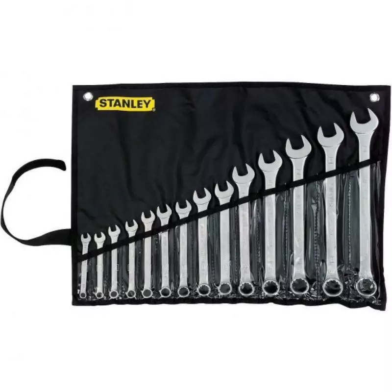 Stanley Combination Wrench Set 15 pc Metric 6 32mm Satin Finish STMT80934 840