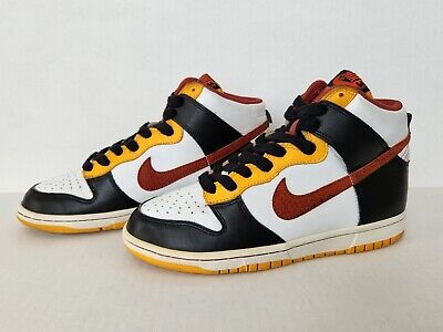Nike Dunk High 2007 Black Orange Blaze Gold 309432-083 Mens Nike Dunk High 2007 Black Orange Blaze Gold 309432-083 Mens