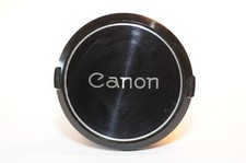 Canon FD C-55 55mm front lens cap Silver ring Genuine product vintage from 70's