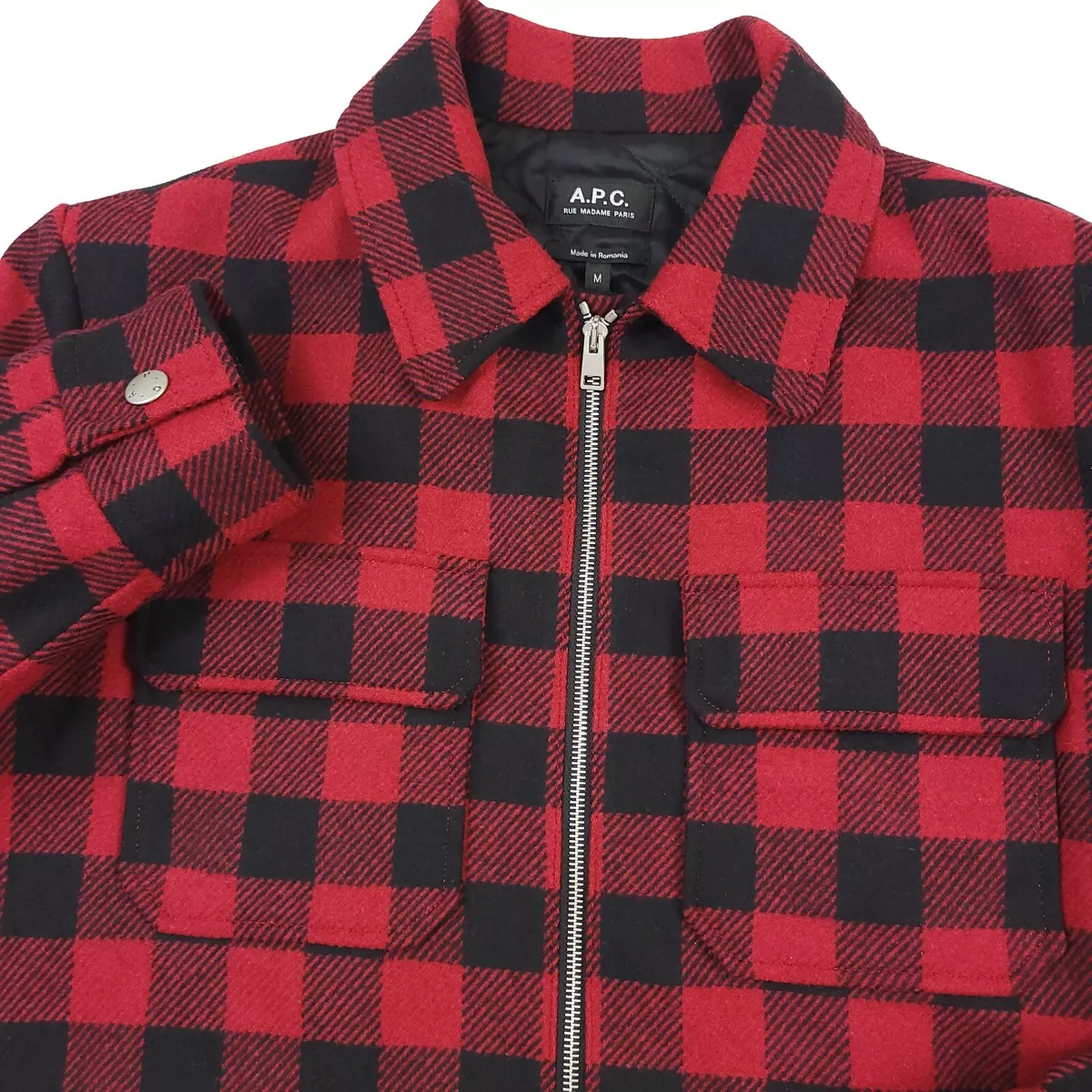Buffalo check jacket hot sale mens