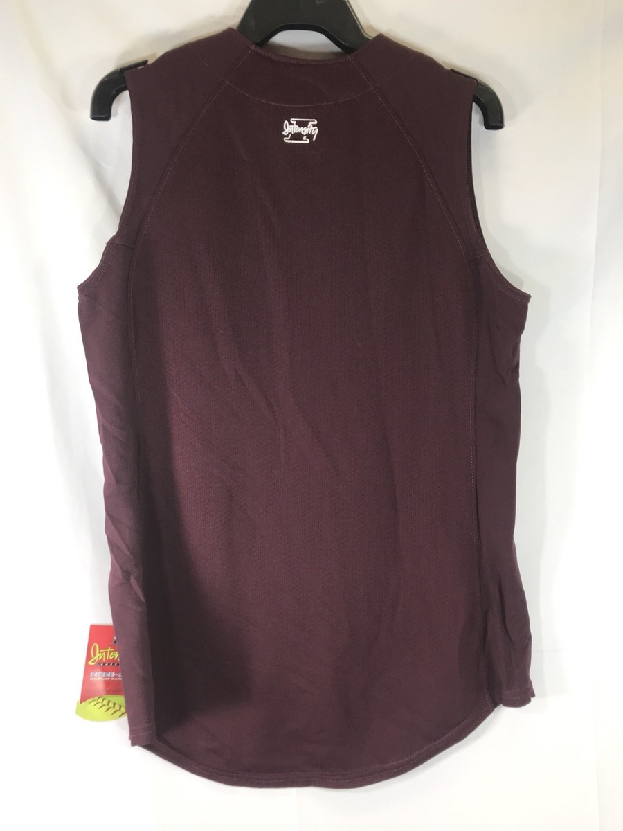 Intensity Softball Jersey Uniform Shirt Burgundy Womens - Small | eBay
