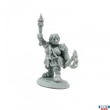 HARGRET IRONTHUMB, DWARF HEROINE Reaper Mini Bones USA: Reaper Legends REM30186