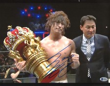 Kota Ibushi Signed 11x14 Photo BAS COA WWE New Japan Pro Wrestling Autograph 504