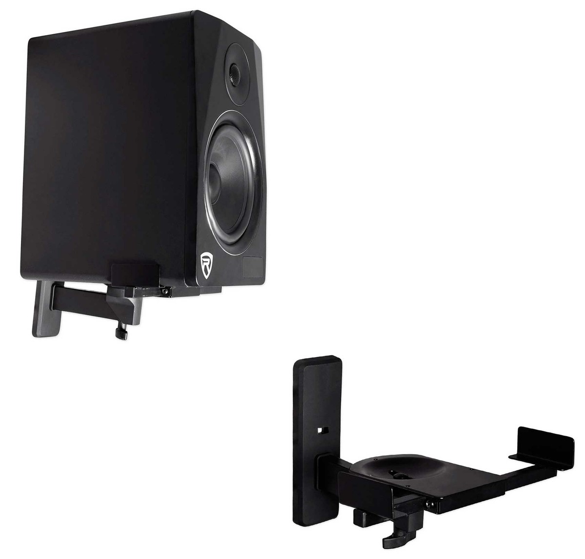 Pair Wall Mount Swivel Brackets For Yamaha HS7 HS-7 Studio Monitor