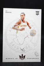 AJ Griffin 2022-23 Panini Court Kings Works In Progress #18 Rookie Ruby 95/149