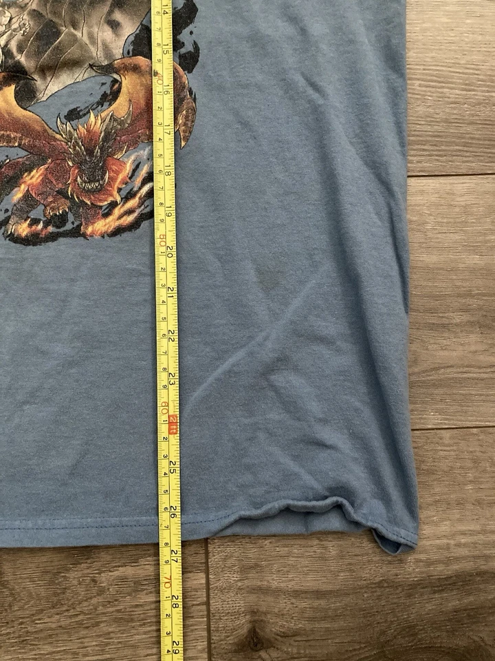 Vintage T-shirt Rare Digimon Pokemon Monster Hunter Y2K Anime Tee Large Promo - Изображение 4 из 4