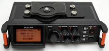 TASCAM DR-70D 4-Channel Audio Recording Device for DSLR Cameras - Black