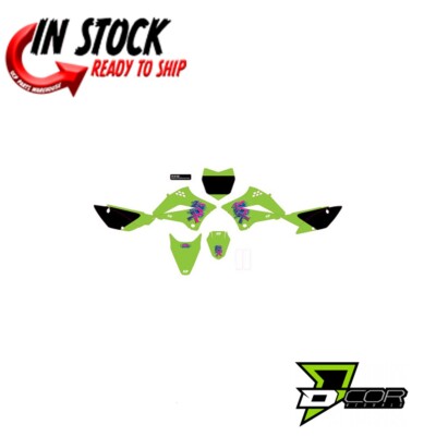 D'COR VISUALS COMPLETE RETRO GRAPHICS KIT KAWASAKI 10-20 KLX110 21-24 KLX110R