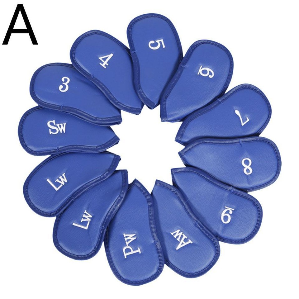 Golf Club Covers Golf Iron Set Club Head Protection Set Club Head Cov