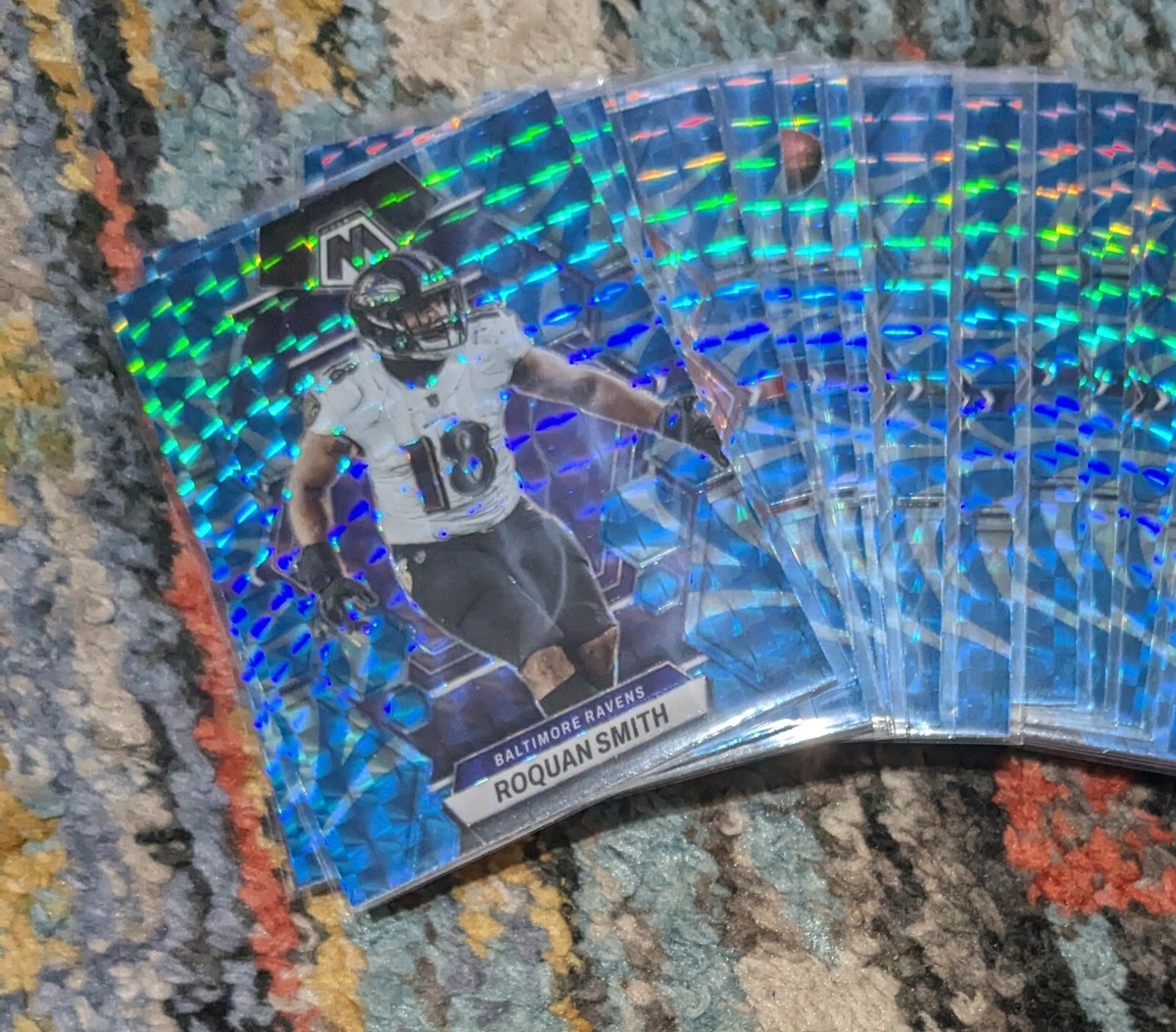 2023 Panini Mosaic Football - BLUE REACTIVE Parallel - Pick Your