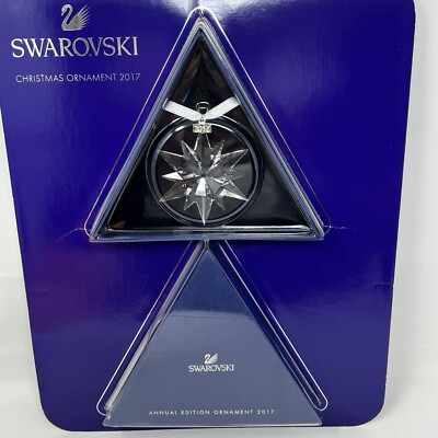 Swarovski Annual Ltd Ed 2017 Christmas Snowflake Star Ornament 1002017 NEW Seal