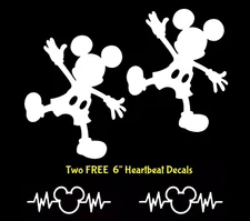 Mickey Mouse Splat 2 Vinyl Decal Car Truck Windows Laptop Tumbler Tablet Mailbox